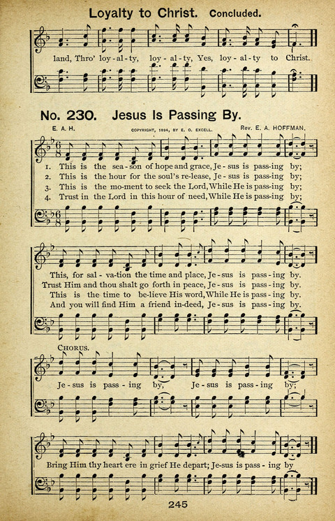 Triumphant Songs Nos. 3 and 4 Combined page 245