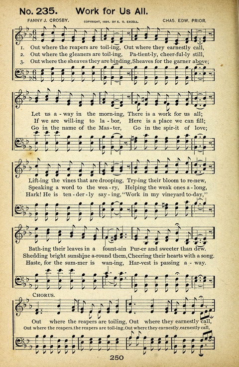 Triumphant Songs Nos. 3 and 4 Combined page 250