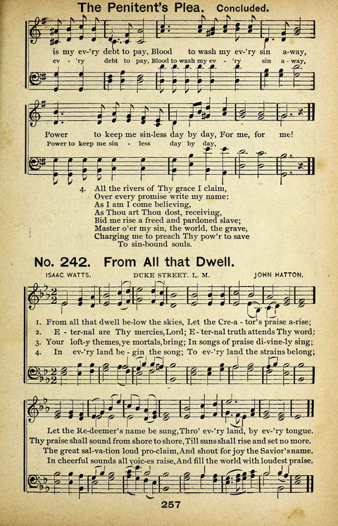 Triumphant Songs Nos. 3 and 4 Combined page 257