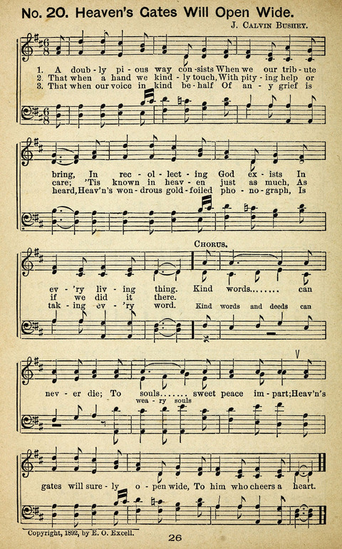 Triumphant Songs Nos. 3 and 4 Combined page 26