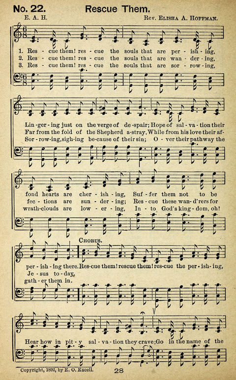 Triumphant Songs Nos. 3 and 4 Combined page 28