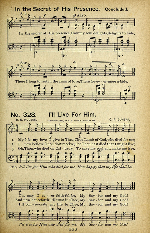 Triumphant Songs Nos. 3 and 4 Combined page 355