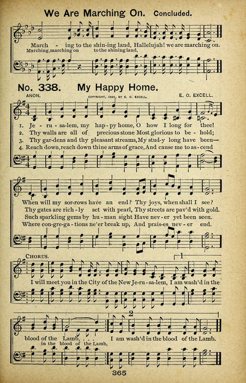 Triumphant Songs Nos. 3 and 4 Combined page 365