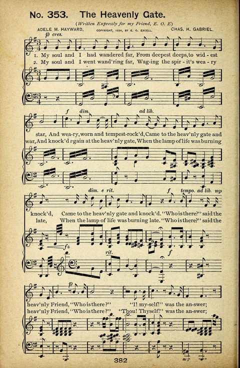 Triumphant Songs Nos. 3 and 4 Combined page 382