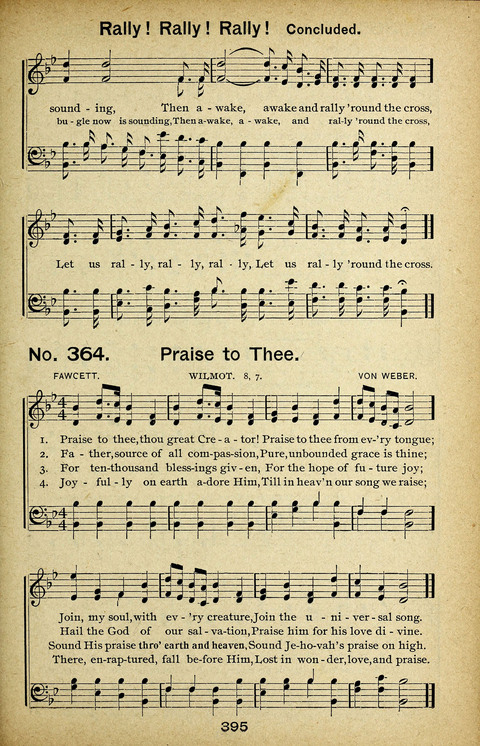 Triumphant Songs Nos. 3 and 4 Combined page 395