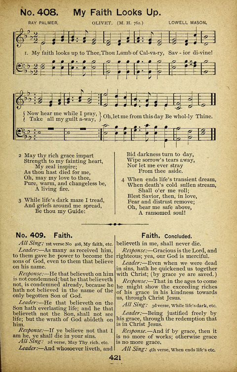 Triumphant Songs Nos. 3 and 4 Combined page 421