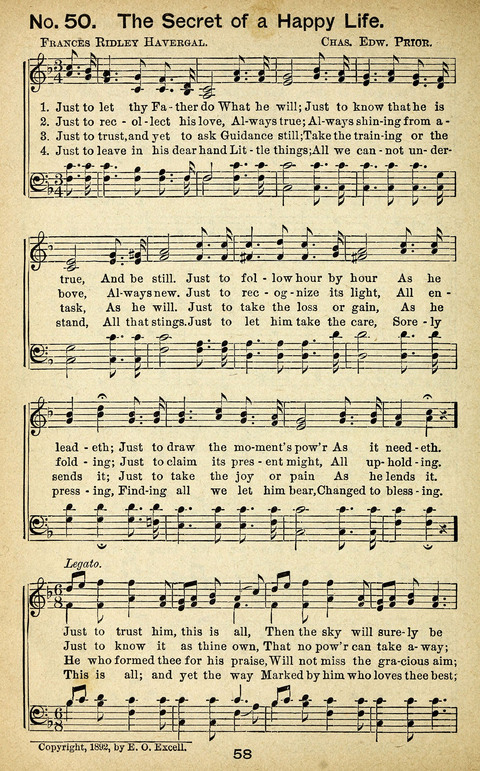 Triumphant Songs Nos. 3 and 4 Combined page 58