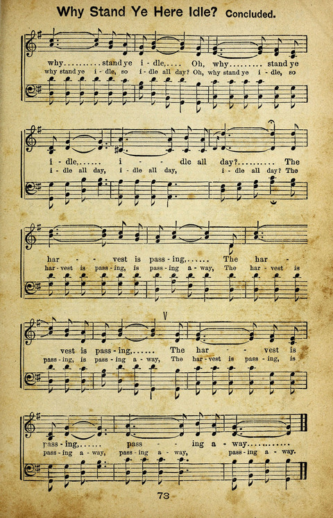 Triumphant Songs Nos. 3 and 4 Combined page 73