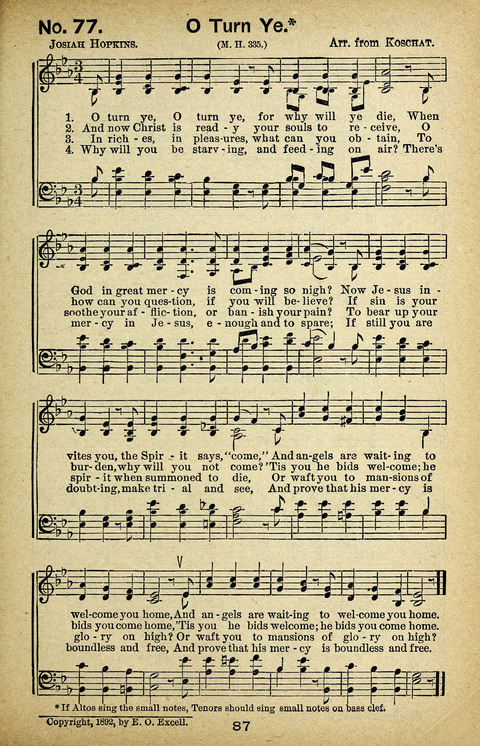 Triumphant Songs Nos. 3 and 4 Combined page 87