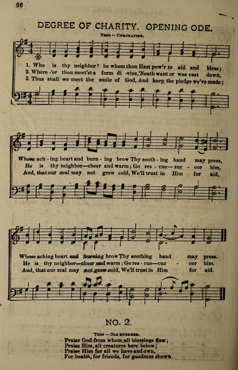 Temperance Song Herald: a collection of songs, choruses, hymns, and other pieces for the use of temperance meetings, lodges, and the home circle page 98