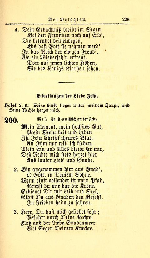 Der Tröster: oder Trost und Mahnung in Liedern und Betrachtungen bei der Trennung von den Unsrigen zum Gebracuh bei Leichenbegängnissen sowie auch im Familienkreise. page 231