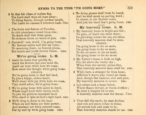 Twilight Zephyrs: a new collection of hymns and tunes for Sunday schools, missionary meetings, anniversaries, temperance meetings and the social circle page 59