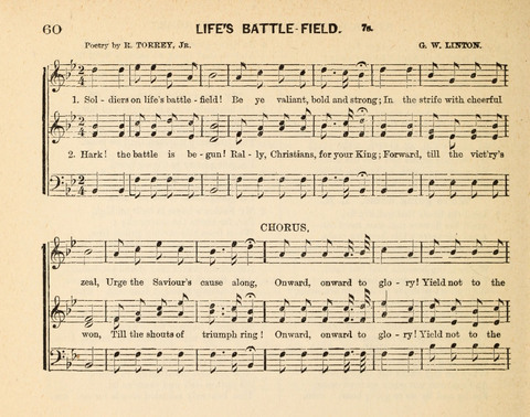 Twilight Zephyrs: a new collection of hymns and tunes for Sunday schools, missionary meetings, anniversaries, temperance meetings and the social circle page 60