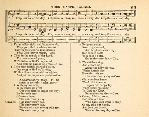 Twilight Zephyrs: a new collection of hymns and tunes for Sunday schools, missionary meetings, anniversaries, temperance meetings and the social circle page 69