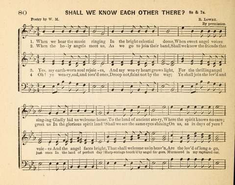 Twilight Zephyrs: a new collection of hymns and tunes for Sunday schools, missionary meetings, anniversaries, temperance meetings and the social circle page 80