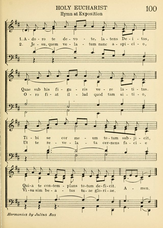 A Treasury of Catholic Song: comprising some two hundred hymns from Catholic soruces old and new page 125