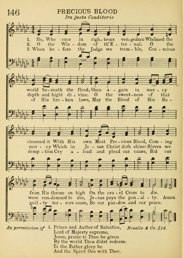 A Treasury of Catholic Song: comprising some two hundred hymns from Catholic soruces old and new page 182