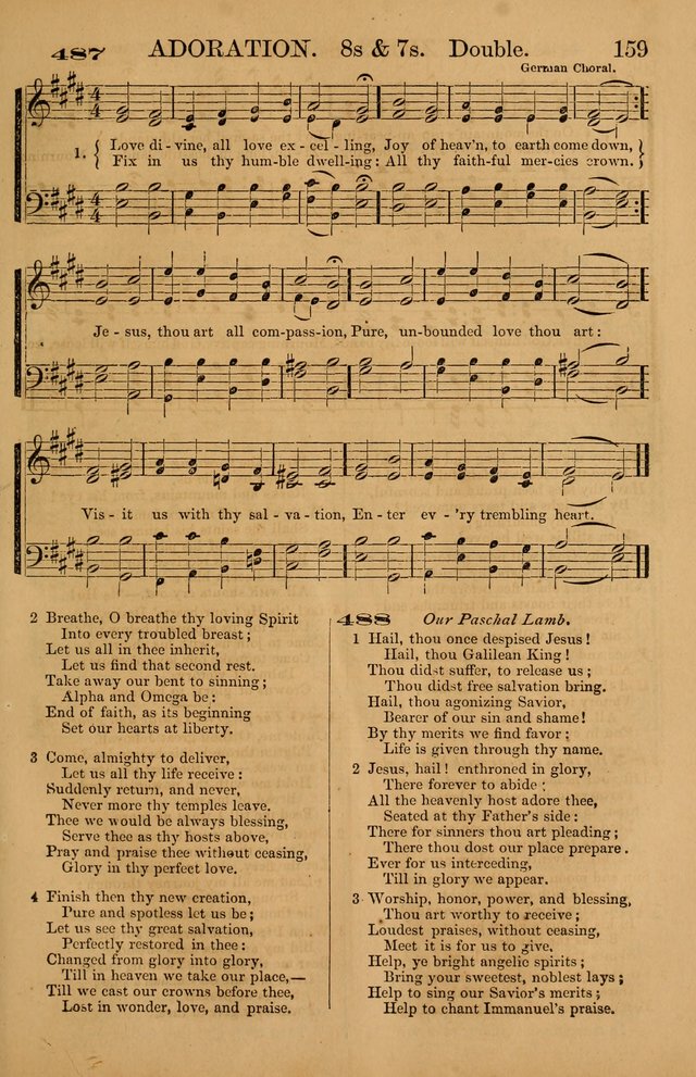 The Tribute of Praise: a collection of hymns and tunes for public and social worship, and for use in the family circle page 159