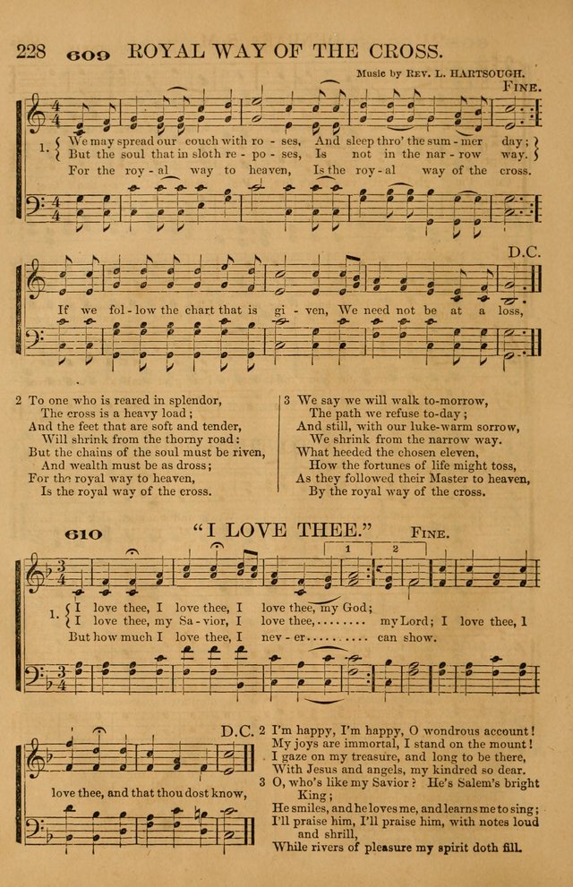 The Tribute of Praise: a collection of hymns and tunes for public and social worship, and for use in the family circle page 228