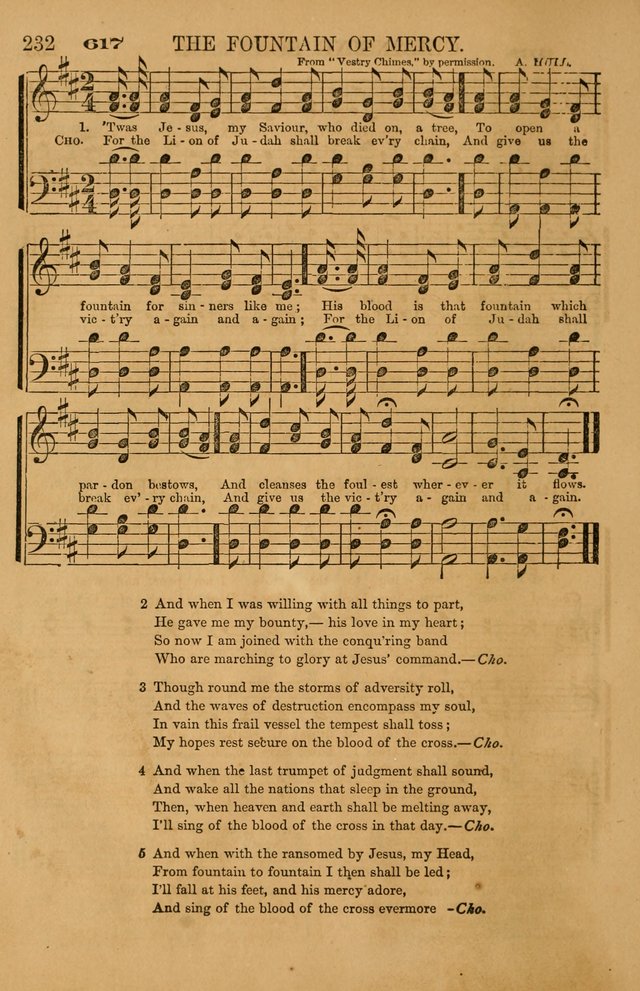 The Tribute of Praise: a collection of hymns and tunes for public and social worship, and for use in the family circle page 232