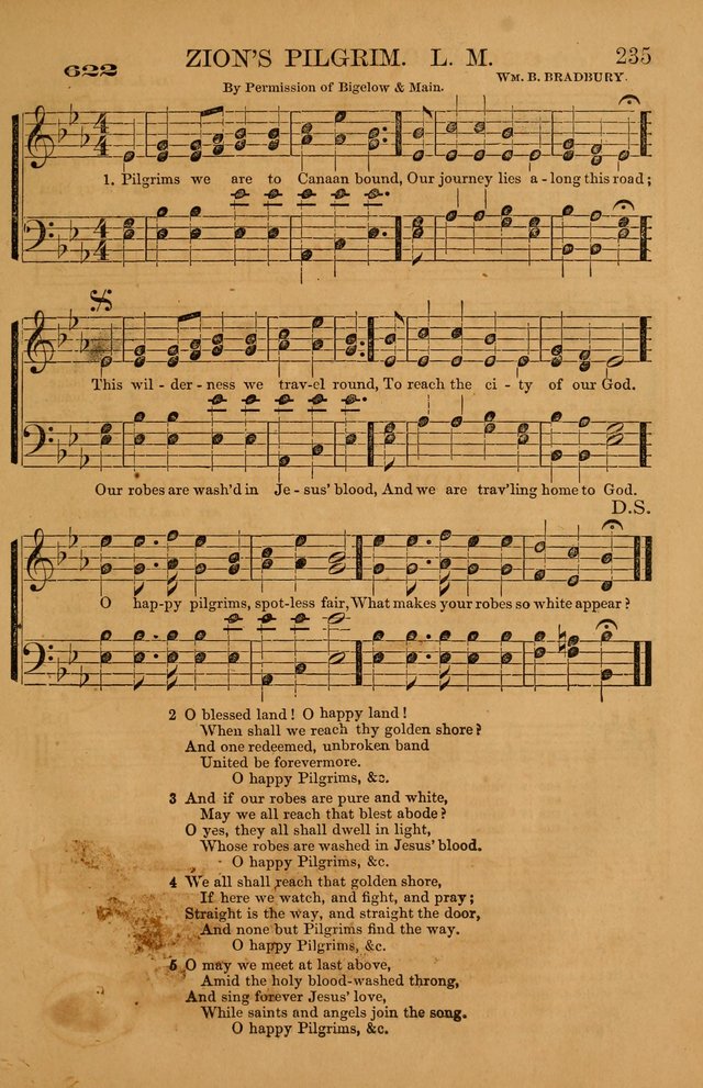 The Tribute of Praise: a collection of hymns and tunes for public and social worship, and for use in the family circle page 235