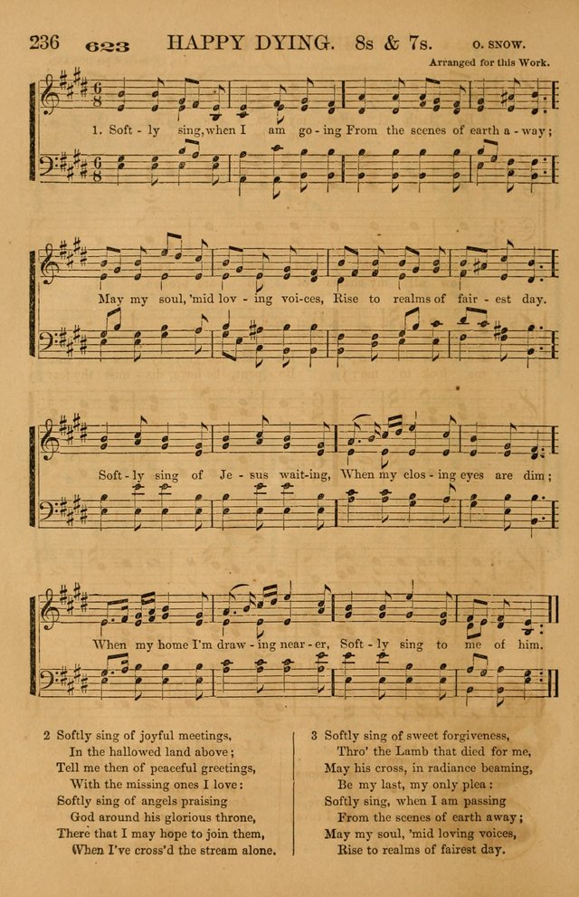 The Tribute of Praise: a collection of hymns and tunes for public and social worship, and for use in the family circle page 236