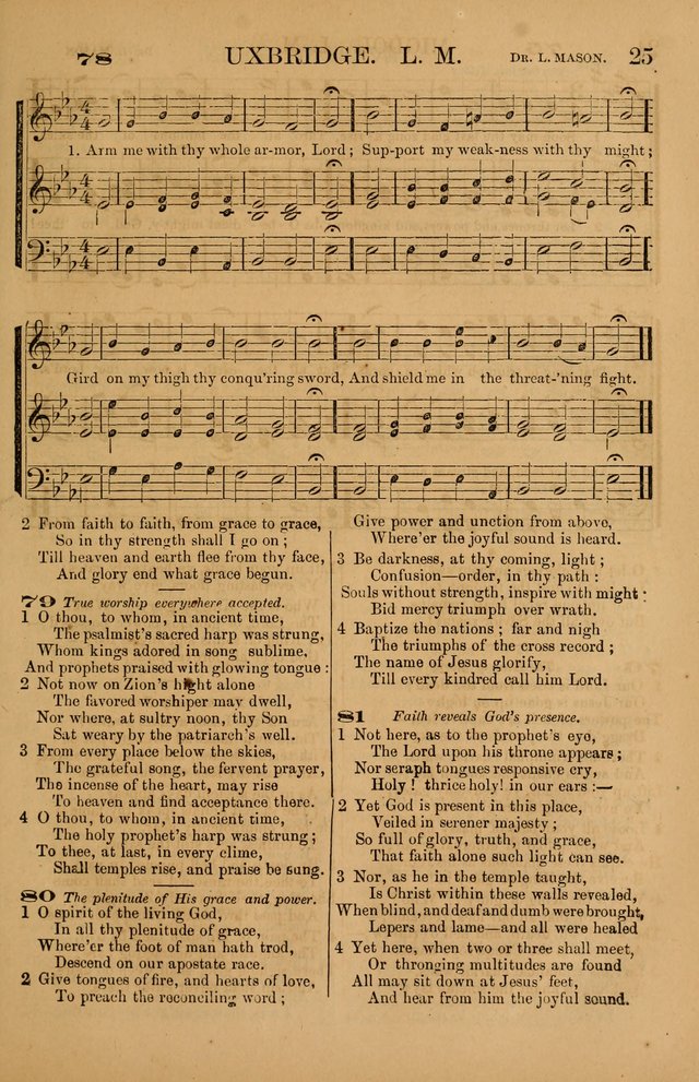 The Tribute of Praise: a collection of hymns and tunes for public and social worship, and for use in the family circle page 25