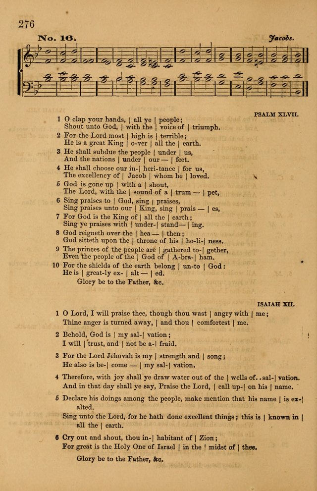 The Tribute of Praise: a collection of hymns and tunes for public and social worship, and for use in the family circle page 276