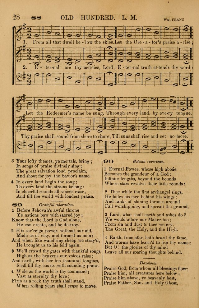 The Tribute of Praise: a collection of hymns and tunes for public and social worship, and for use in the family circle page 28