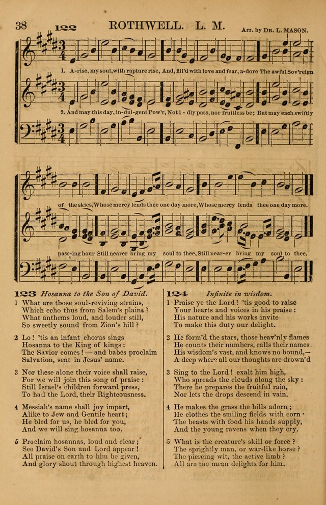 The Tribute of Praise: a collection of hymns and tunes for public and social worship, and for use in the family circle page 38