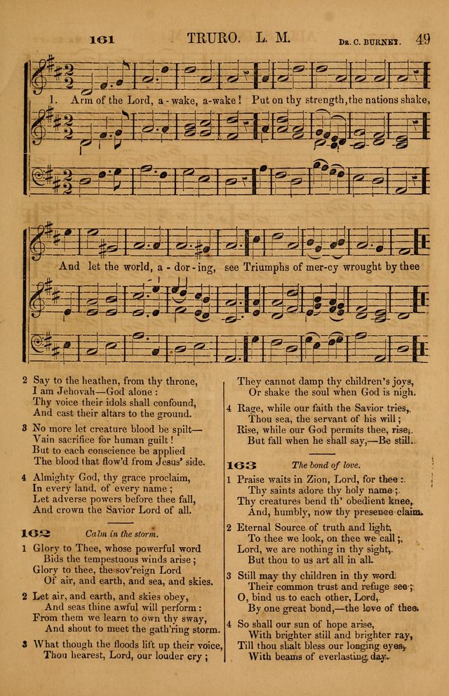 The Tribute of Praise: a collection of hymns and tunes for public and social worship, and for use in the family circle page 49