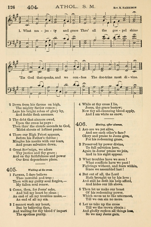 The Tribute of Praise: a collection of hymns and tunes for public and social worship, and for the use in the family circle and Sabbath school page 126