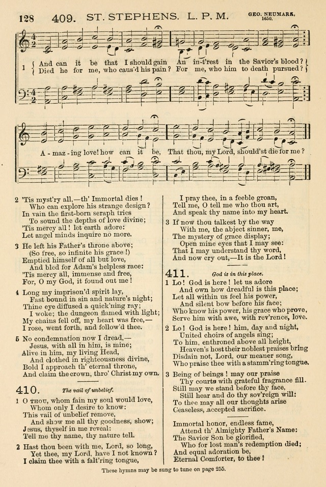 The Tribute of Praise: a collection of hymns and tunes for public and social worship, and for the use in the family circle and Sabbath school page 128