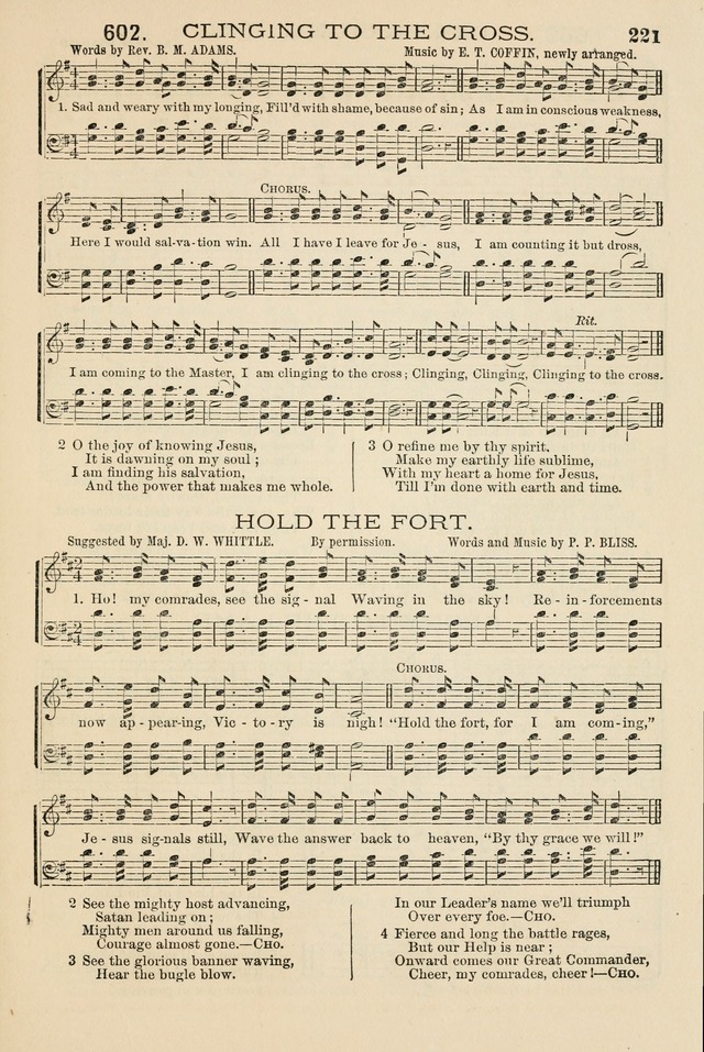 The Tribute of Praise: a collection of hymns and tunes for public and social worship, and for the use in the family circle and Sabbath school page 221