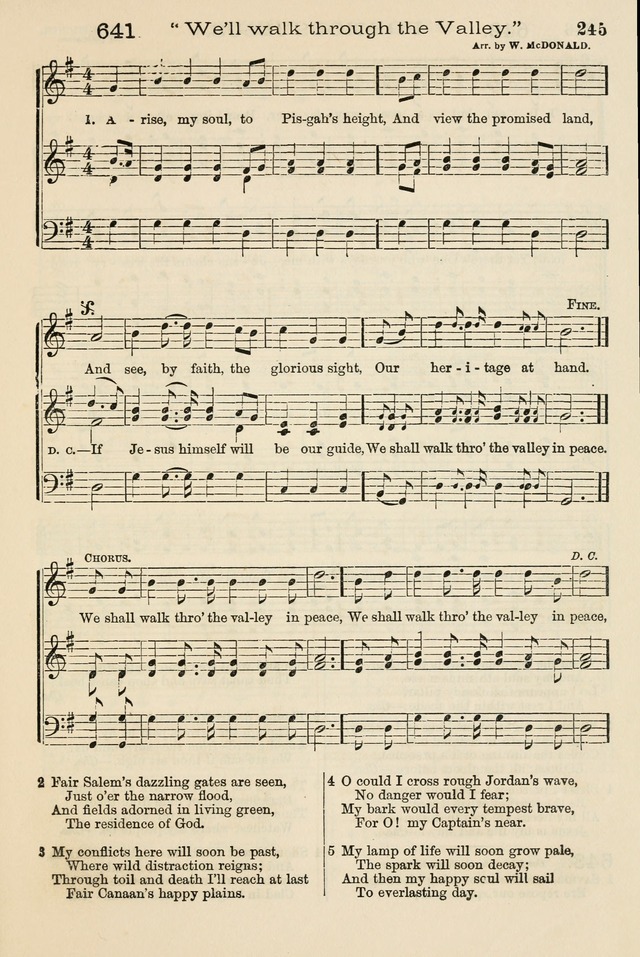 The Tribute of Praise: a collection of hymns and tunes for public and social worship, and for the use in the family circle and Sabbath school page 245