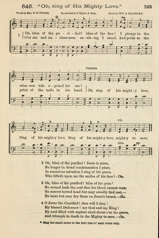 The Tribute of Praise: a collection of hymns and tunes for public and social worship, and for the use in the family circle and Sabbath school page 249