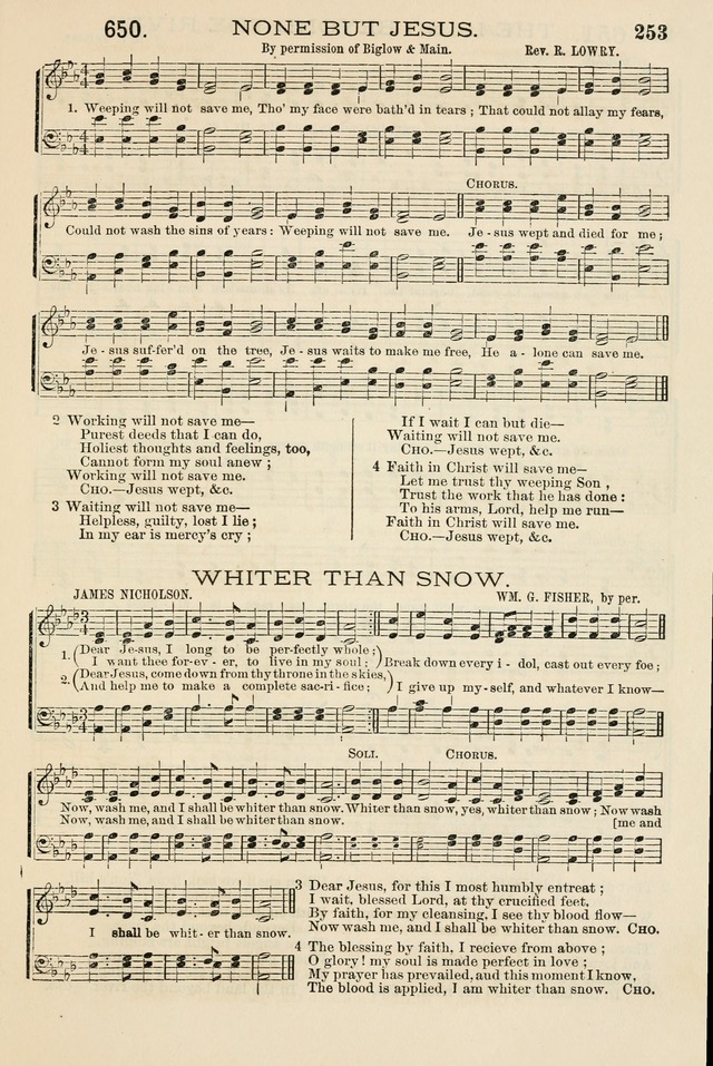 The Tribute of Praise: a collection of hymns and tunes for public and social worship, and for the use in the family circle and Sabbath school page 253