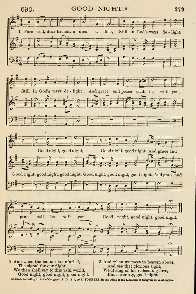 The Tribute of Praise: a collection of hymns and tunes for public and social worship, and for the use in the family circle and Sabbath school page 279