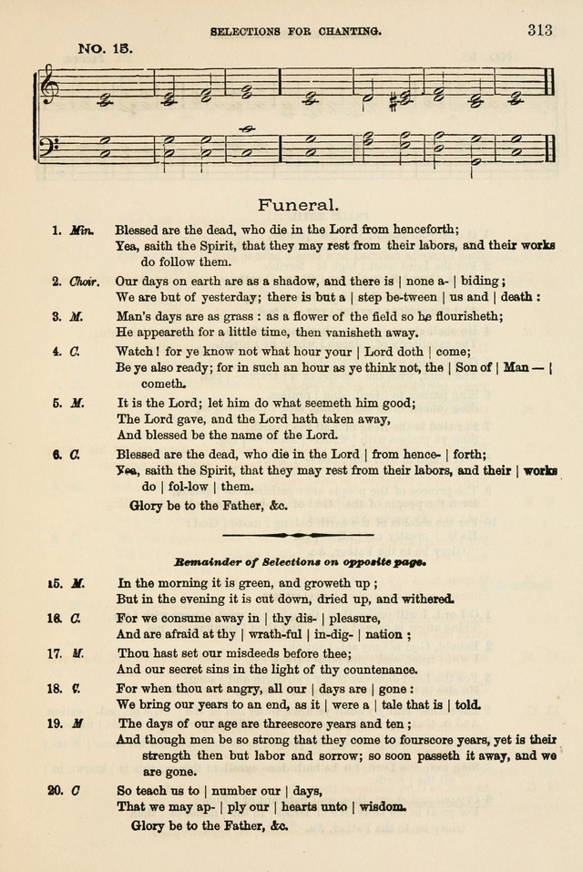 The Tribute of Praise: a collection of hymns and tunes for public and social worship, and for the use in the family circle and Sabbath school page 313