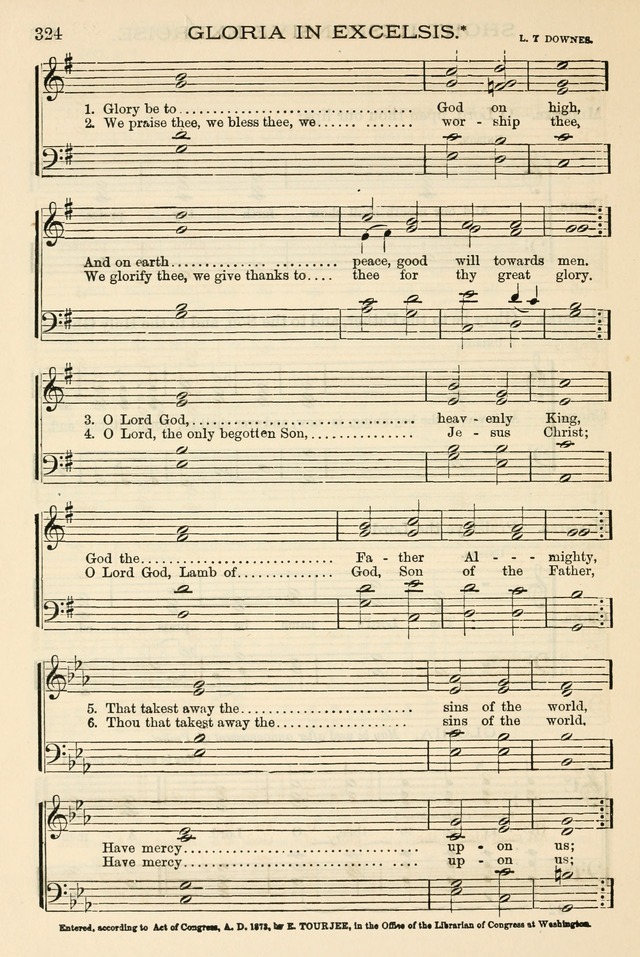 The Tribute of Praise: a collection of hymns and tunes for public and social worship, and for the use in the family circle and Sabbath school page 324