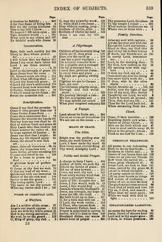 The Tribute of Praise: a collection of hymns and tunes for public and social worship, and for the use in the family circle and Sabbath school page 339