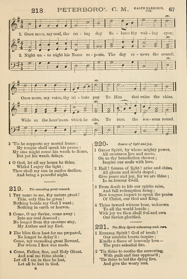 The Tribute of Praise: a collection of hymns and tunes for public and social worship, and for the use in the family circle and Sabbath school page 67