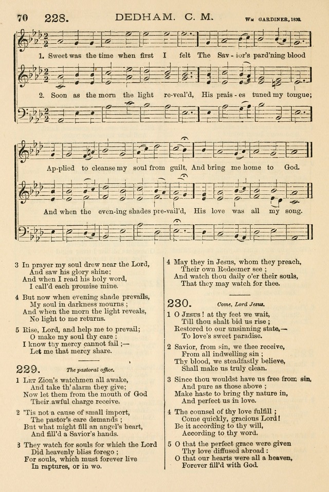 The Tribute of Praise: a collection of hymns and tunes for public and social worship, and for the use in the family circle and Sabbath school page 70