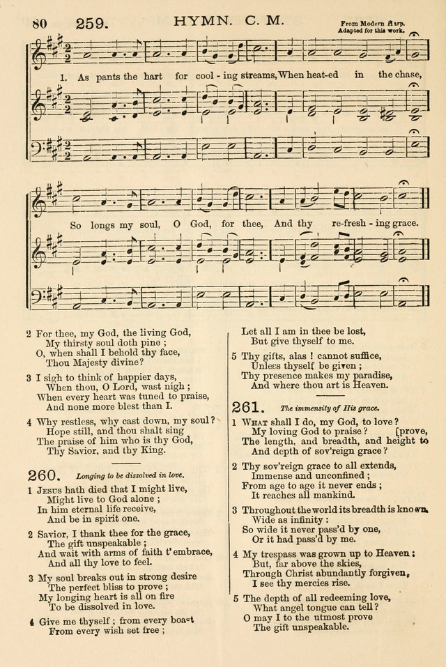 The Tribute of Praise: a collection of hymns and tunes for public and social worship, and for the use in the family circle and Sabbath school page 80