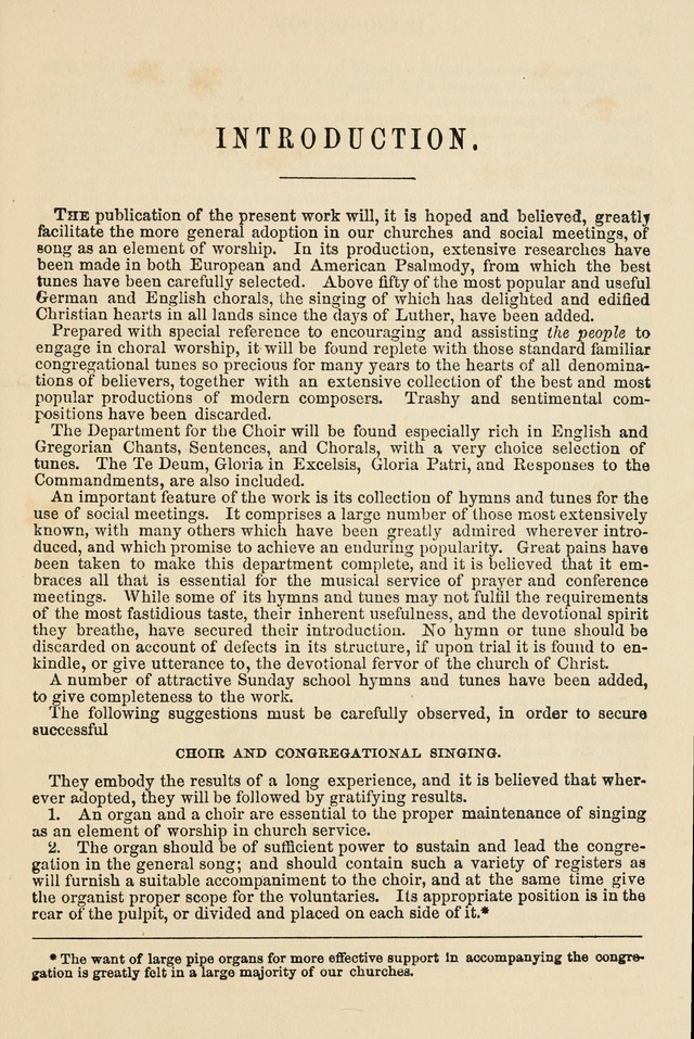 The Tribute of Praise: a collection of hymns and tunes for public and social worship, and for the use in the family circle and Sabbath school page vii