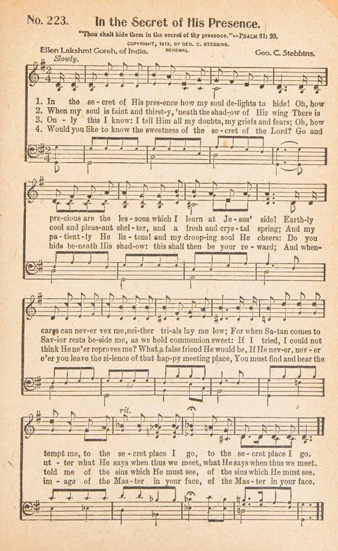 Treasury of Song page 213