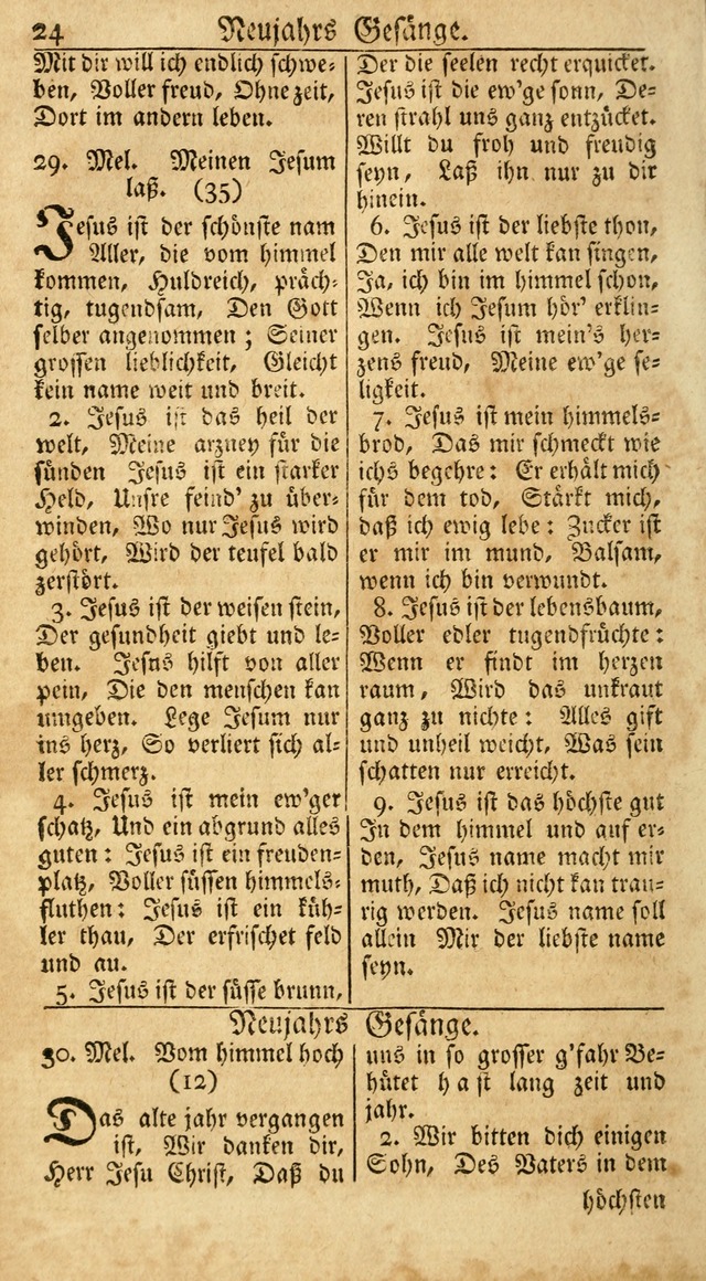 Ein Unpartheyisches Gesang-Buch: enthaltend geistreiche Lieder und Psalmen, zum allgemeinen Gebrauch des wahren Gottesdienstes auf begehren der Brüderschaft der Menoniten Gemeinen...(2nd verb. aufl.) page 100