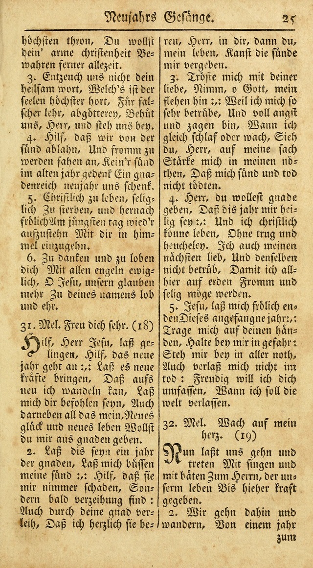 Ein Unpartheyisches Gesang-Buch: enthaltend geistreiche Lieder und Psalmen, zum allgemeinen Gebrauch des wahren Gottesdienstes auf begehren der Brüderschaft der Menoniten Gemeinen...(2nd verb. aufl.) page 101