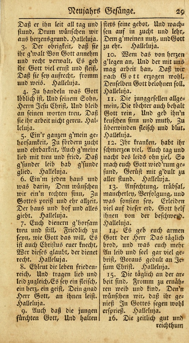 Ein Unpartheyisches Gesang-Buch: enthaltend geistreiche Lieder und Psalmen, zum allgemeinen Gebrauch des wahren Gottesdienstes auf begehren der Brüderschaft der Menoniten Gemeinen...(2nd verb. aufl.) page 105