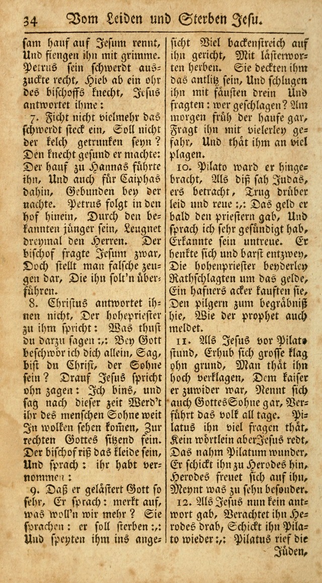 Ein Unpartheyisches Gesang-Buch: enthaltend geistreiche Lieder und Psalmen, zum allgemeinen Gebrauch des wahren Gottesdienstes auf begehren der Brüderschaft der Menoniten Gemeinen...(2nd verb. aufl.) page 110